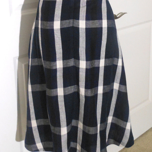 ANTHROPOLOGIE Plaid Halter Dress 10/12 Eva Franco - Picture 6 of 7